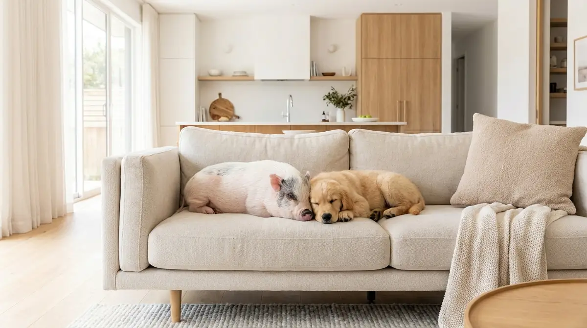 【体験談】マイクロブタと犬の同居に成功した飼い主の声