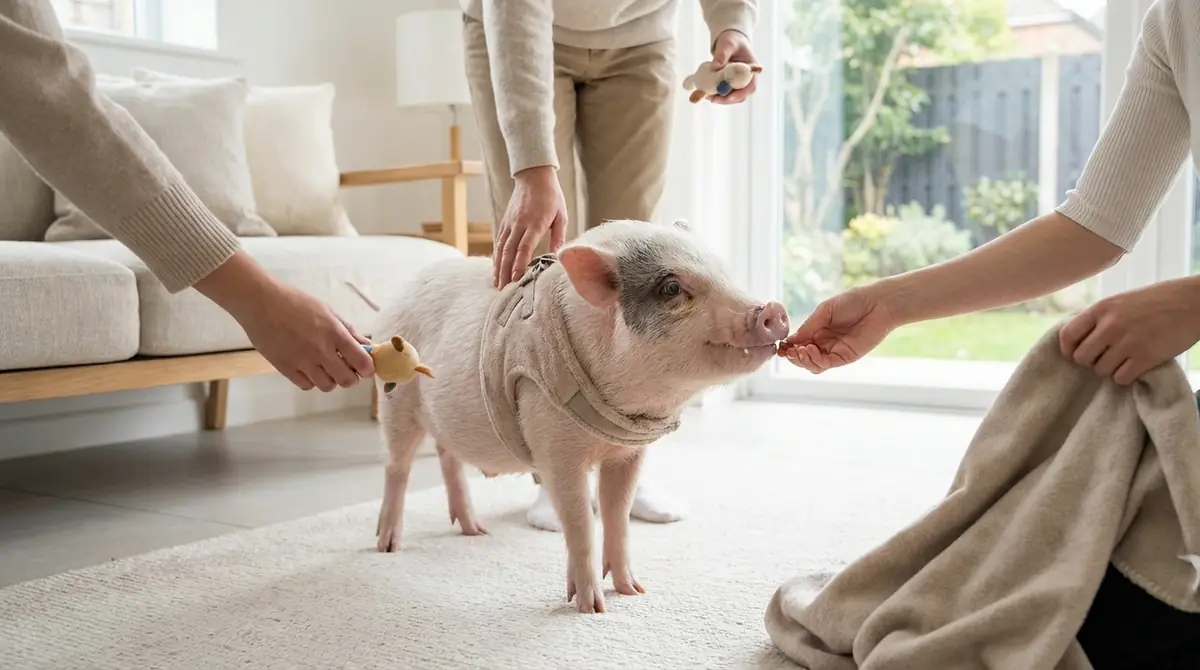 暴れる・嫌がるマイクロブタへの3つの対策