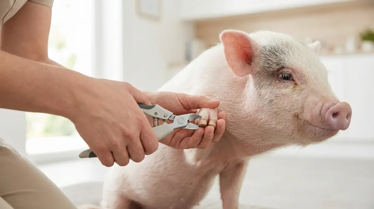 なぜマイクロブタに蹄切りが必要なのか