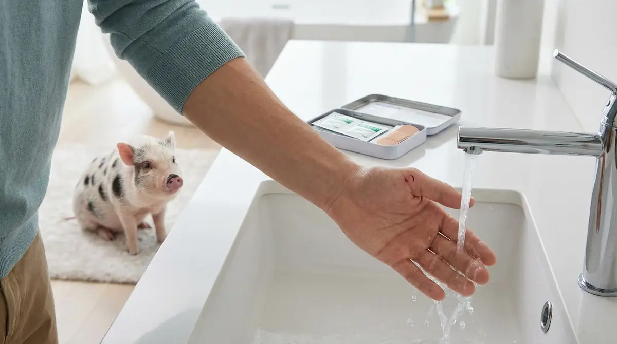 マイクロブタに噛まれたときの正しい対処法3ステップ【今すぐできる】