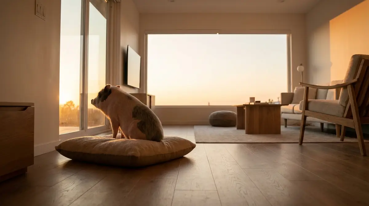 マイクロブタの習性から見る留守番適性