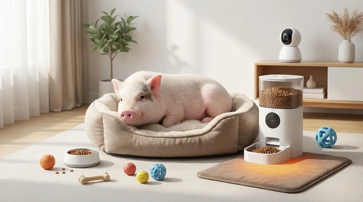 マイクロブタの留守番を快適にするおすすめグッズ