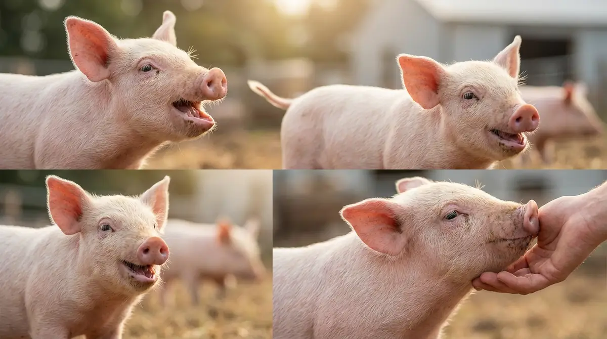 鳴き声・しぐさで読み解くマイクロブタの感情表現
