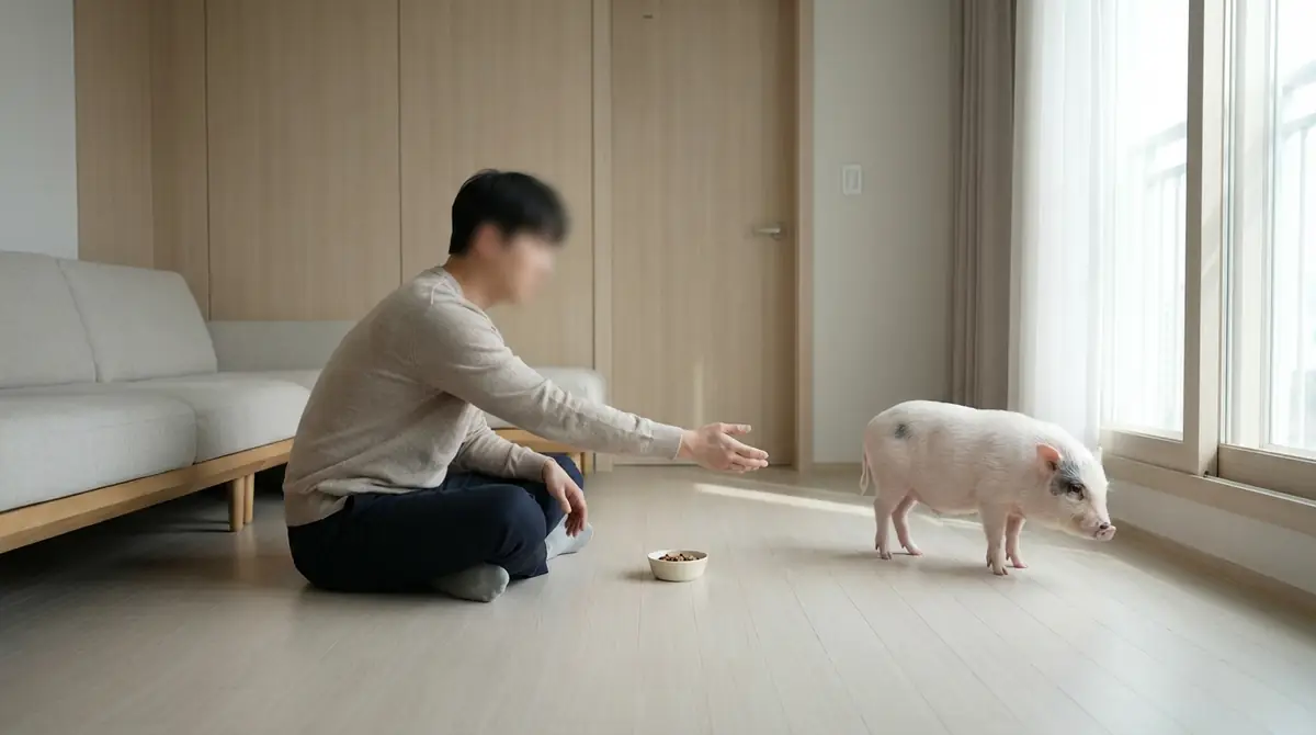 マイクロブタが懐かない原因と対処法