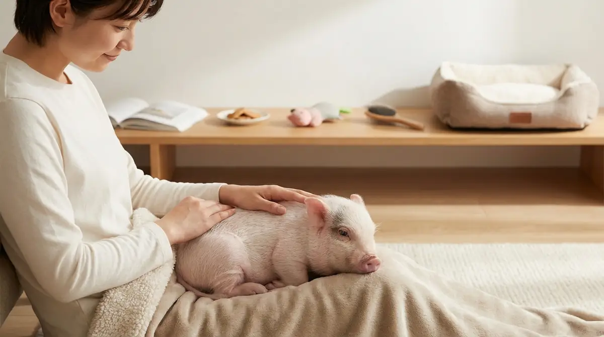 マイクロブタと信頼関係を築く5つのコツ