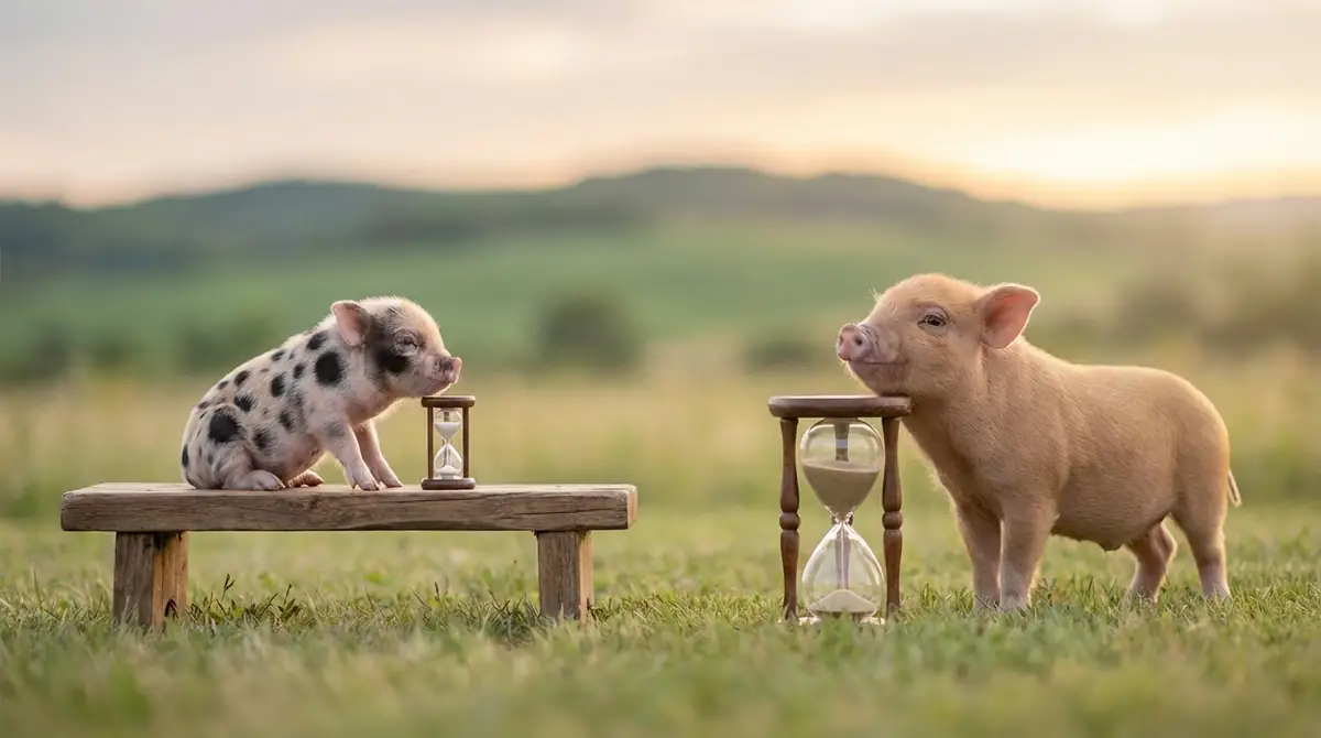 マイクロブタとミニブタの寿命の違いを比較