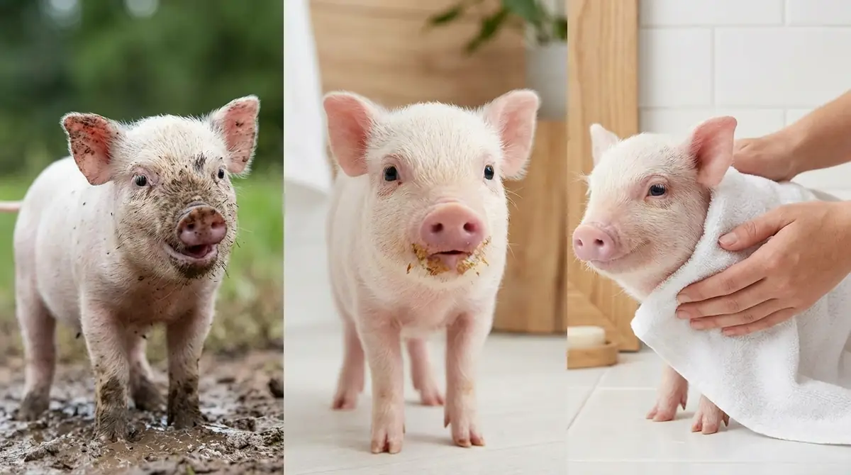 マイクロブタに体拭きケアが必要な3つの理由