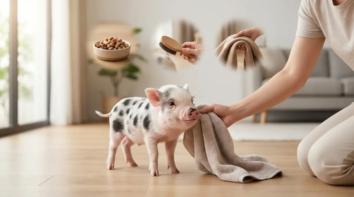 体拭きを嫌がるマイクロブタへの対処法3選