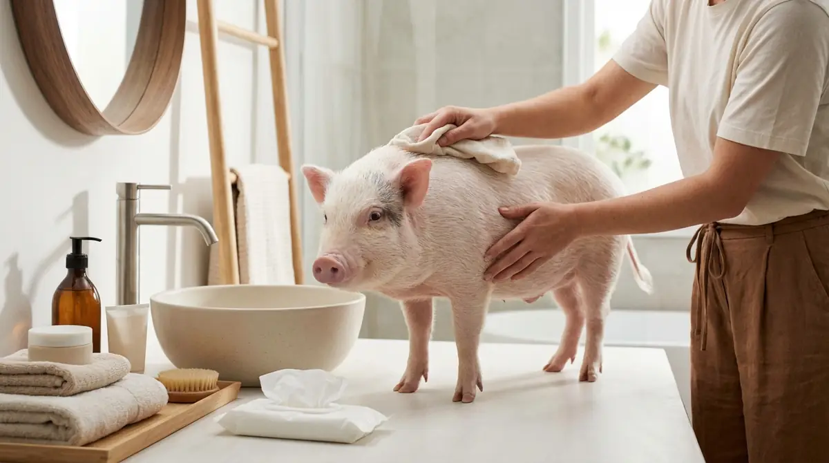 まとめ｜マイクロブタの体拭きケアを習慣にしよう