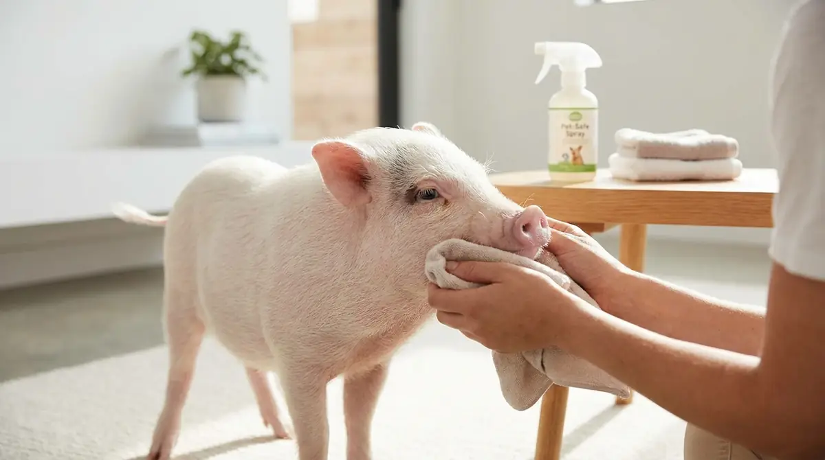 マイクロブタの体臭が気になるときの対処法