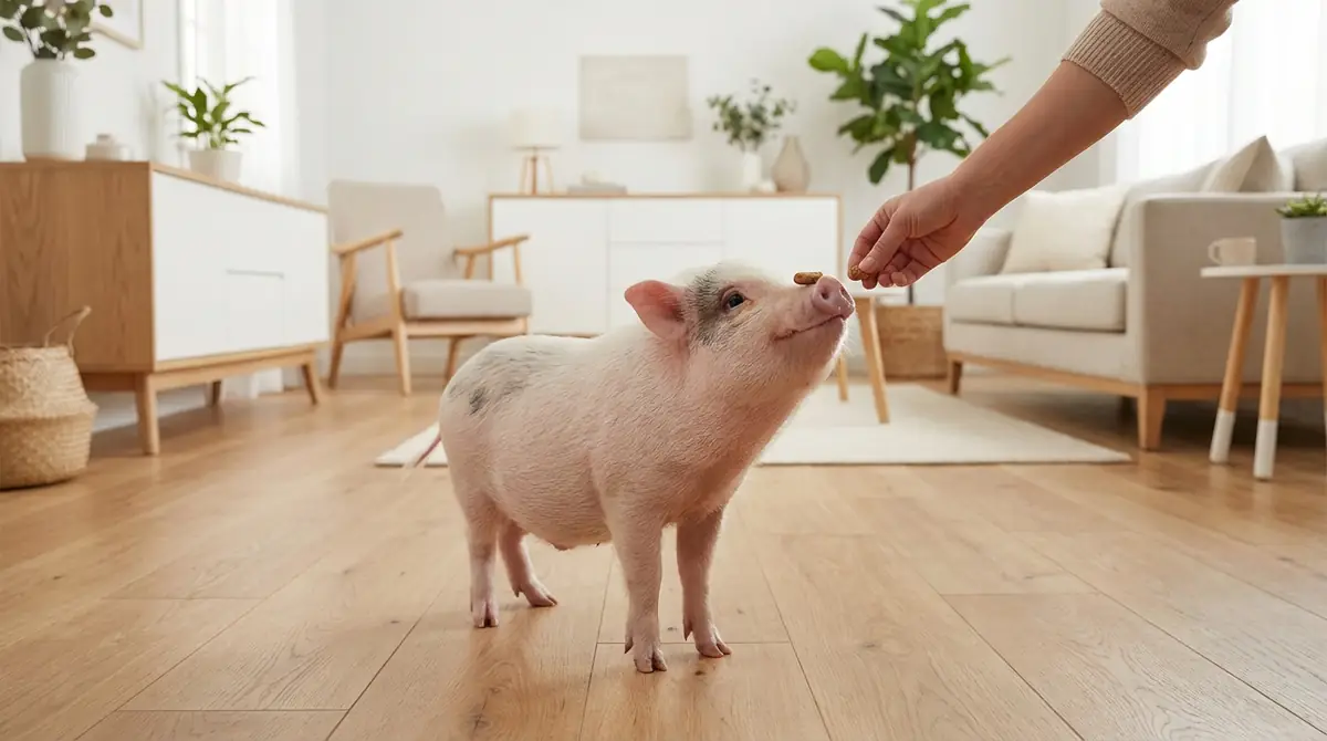 【実践】マイクロブタへの芸の教え方｜基本5つをステップ解説