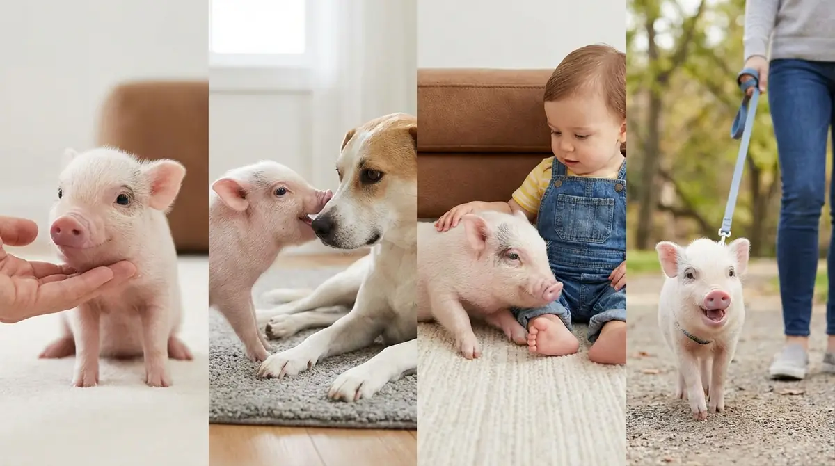 マイクロブタの社会化トレーニング【4ステップ実践法】