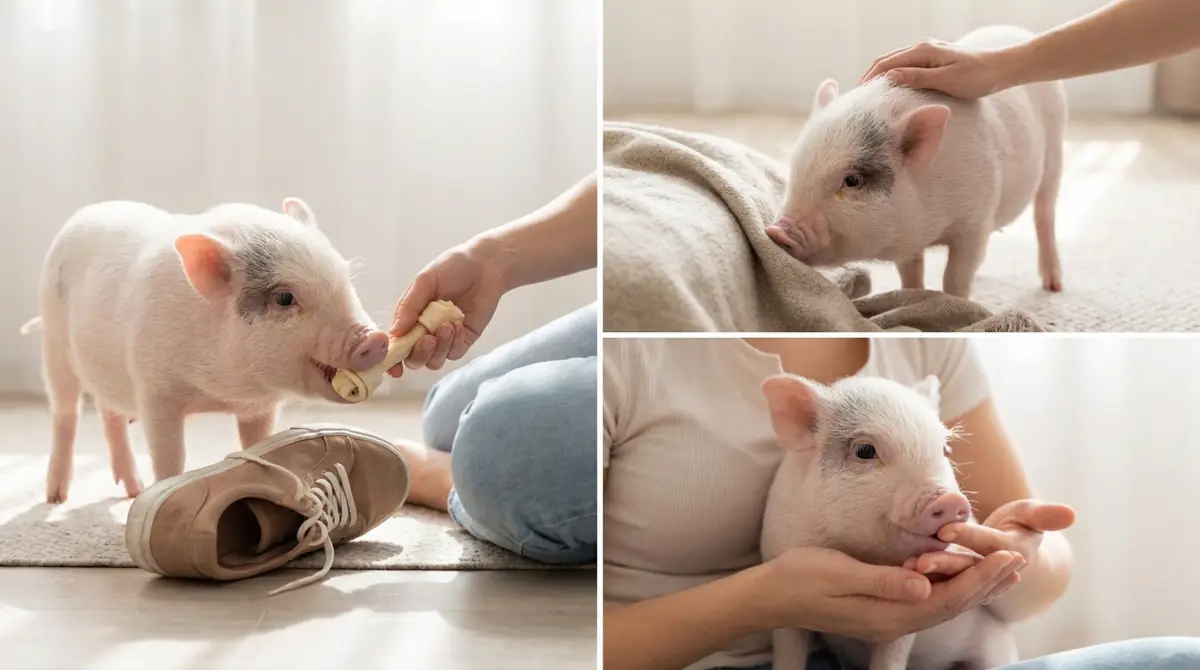 状況別に解説｜マイクロブタが噛む場面ごとの対処法