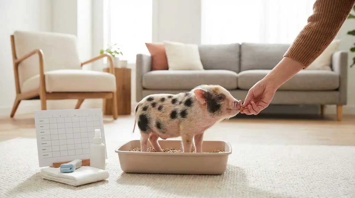 マイクロブタのトイレトレーニング7ステップ【粗相対策の実践編】