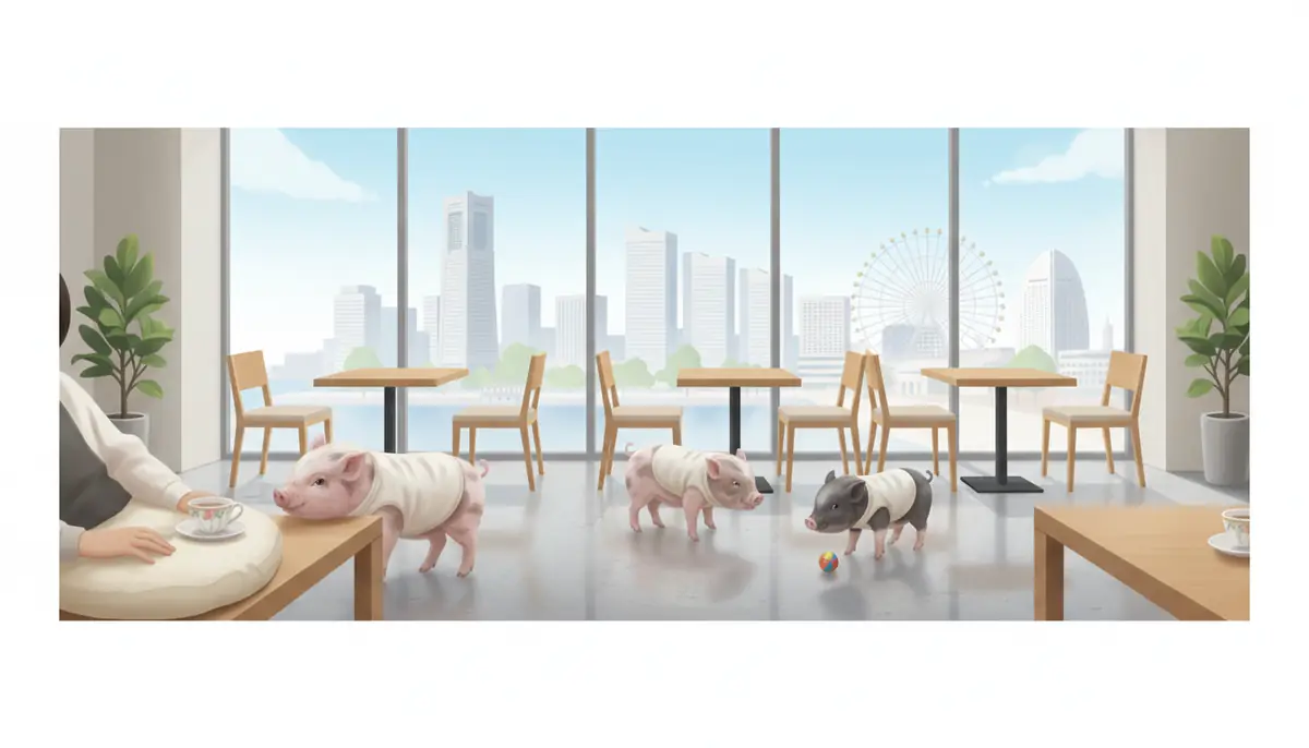 【2025年最新】横浜でマイクロブタに会える唯一のスポット「pignic cafe横浜店」